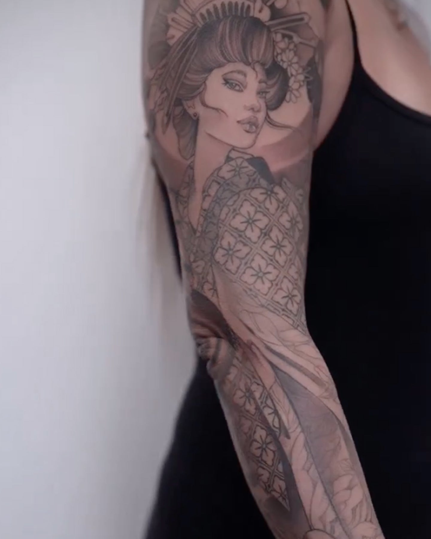 Dani G tattoo work at Beach Park Tattoo