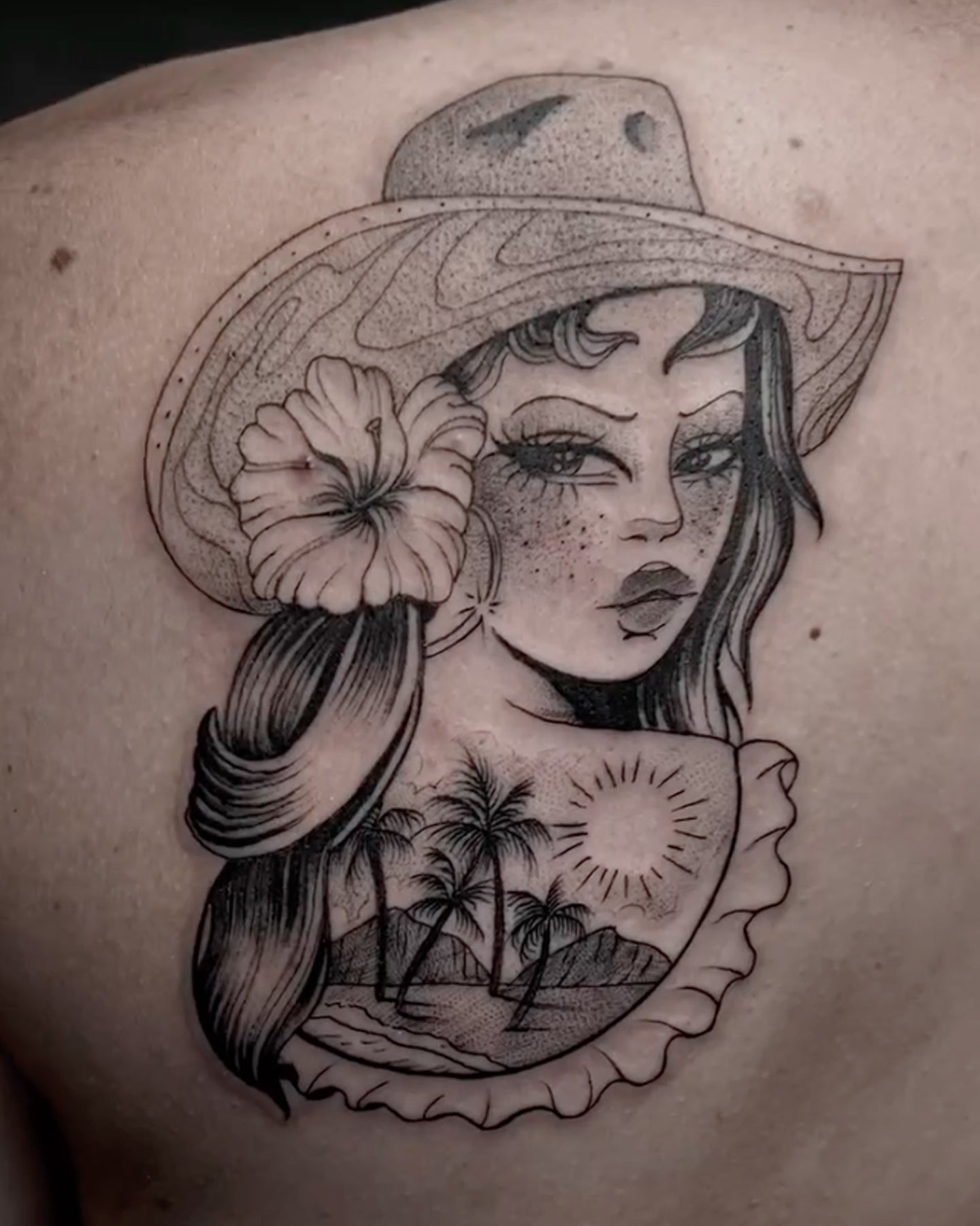 Javi tattoo work at Beach Park Tattoo