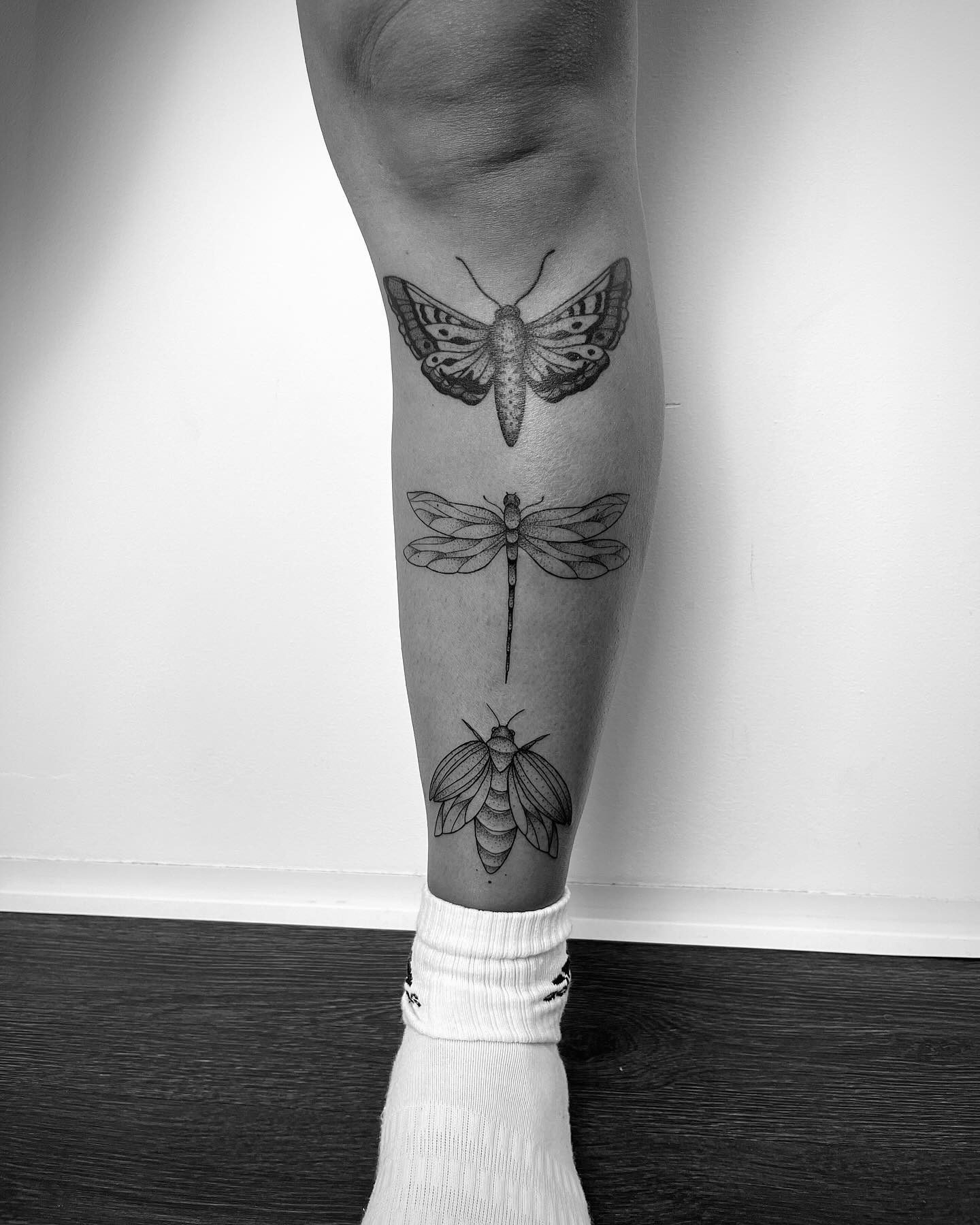 LayerLayer tattoo work at Beach Park Tattoo