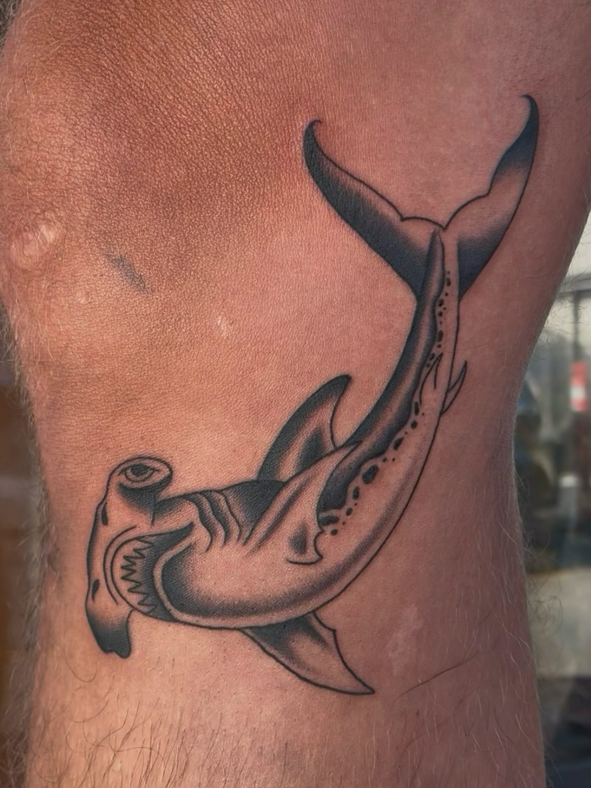 Lily tattoo work at Beach Park Tattoo