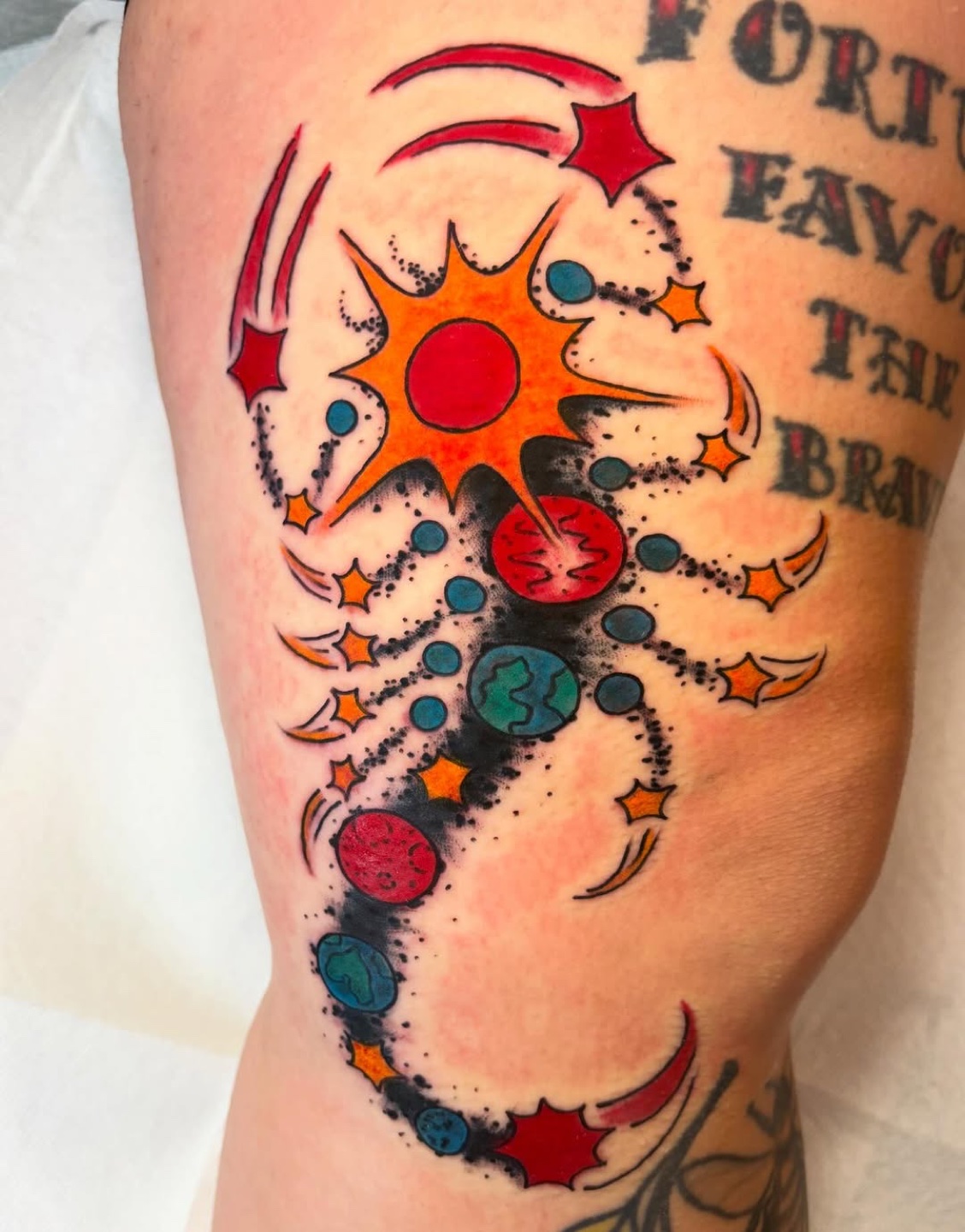 Lucas tattoo work at Beach Park Tattoo